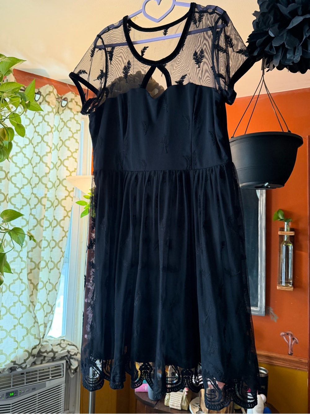Ghibli howls moving castle dress, calcifer lace